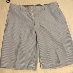 Walter Hagen, shorts, waist 34, blue/white striped